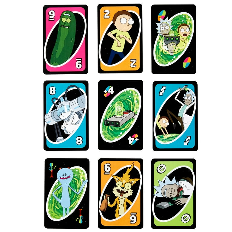 UNO x Rick & Morty Card Game