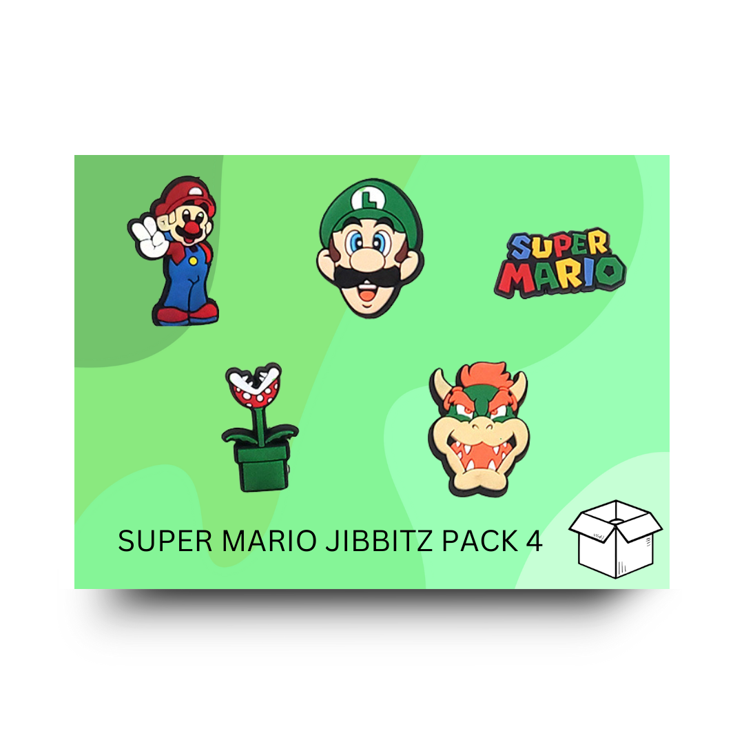 Super Mario Jibbitz / Shoe Charm Pack 4