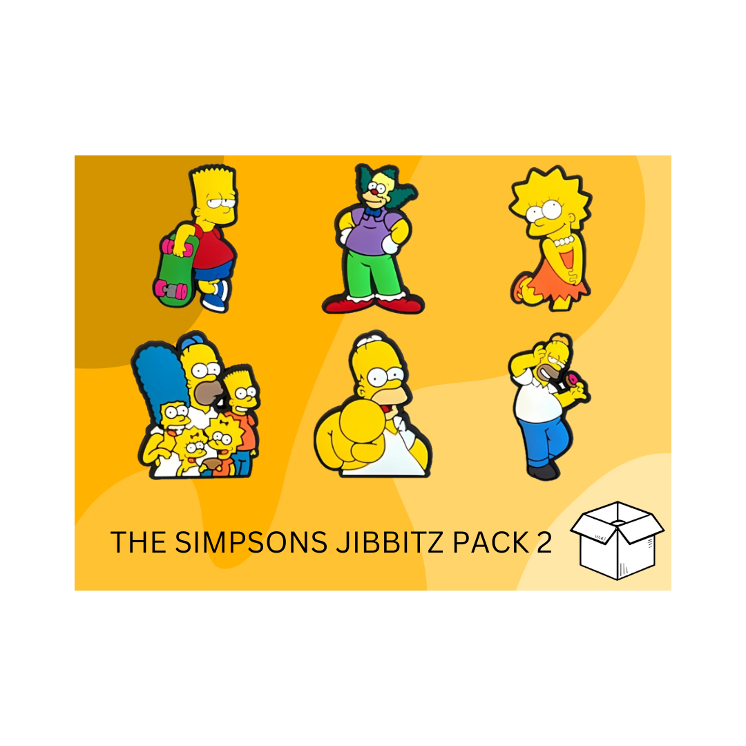 The Simpsons Jibbitz / Shoe Charm Pack 2