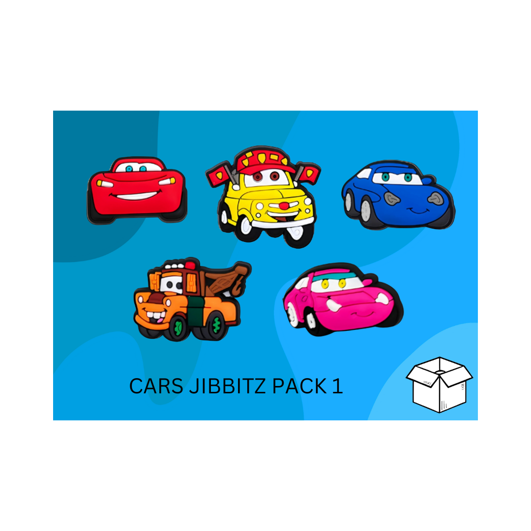 Cars Jibbitz / Shoe Charm Pack 1