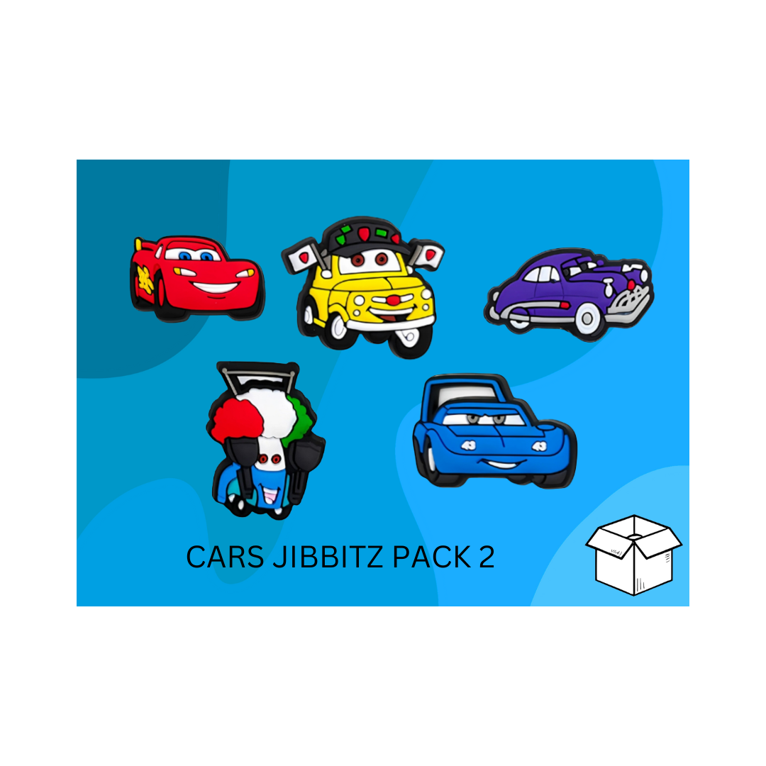 Cars Jibbitz / Shoe Charm Pack 2