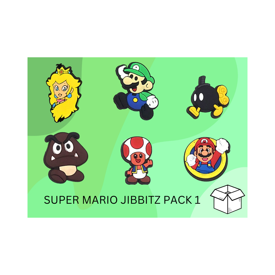 Super Mario Jibbitz / Shoe Charm Pack 1