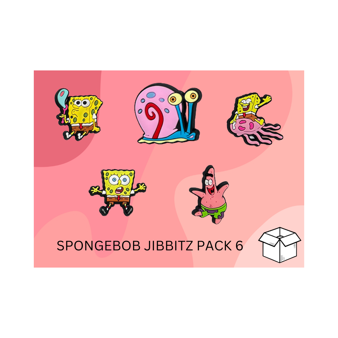 SpongeBob SquarePants Jibbitz / Shoe Charm Pack 6