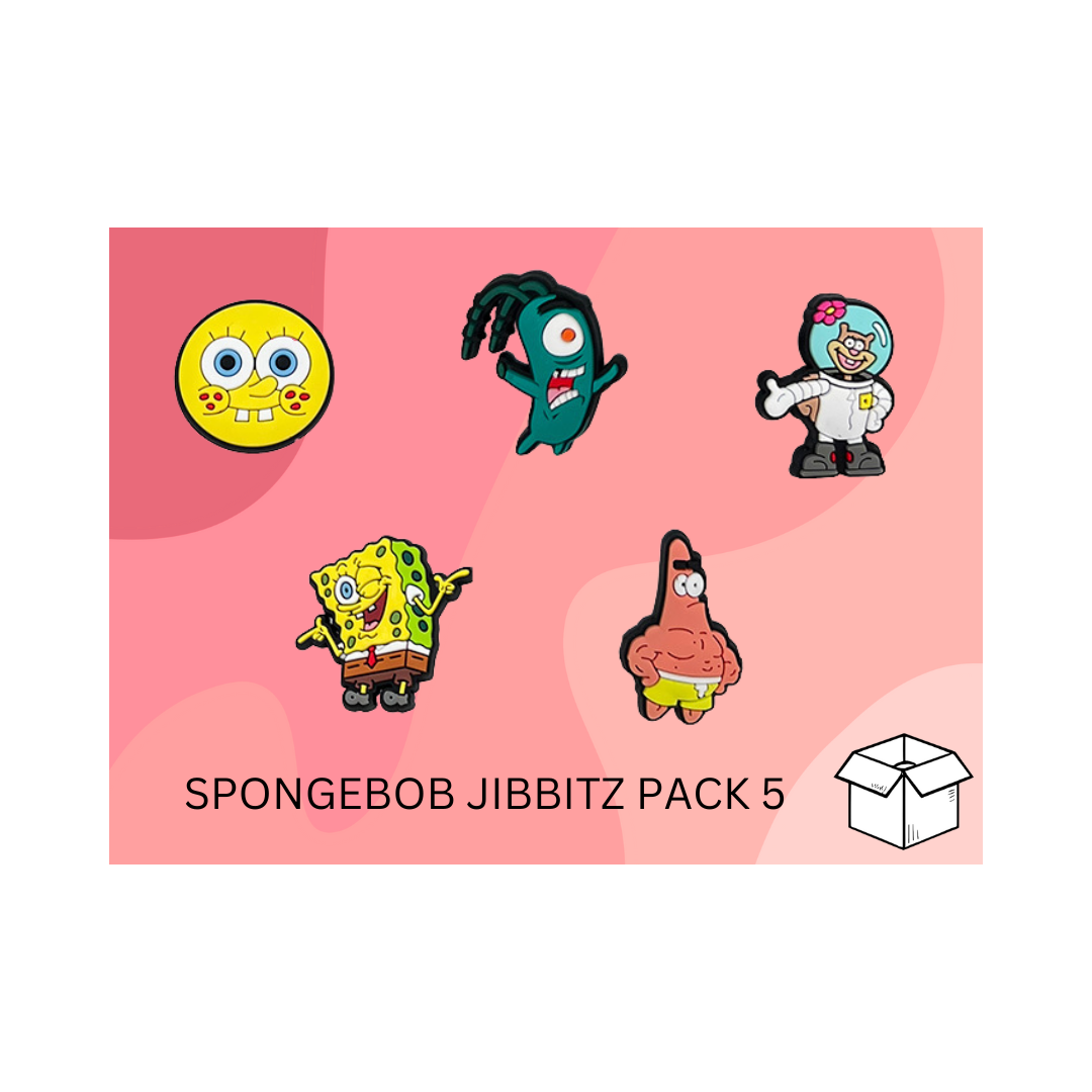 SpongeBob SquarePants Jibbitz / Shoe Charm Pack 5