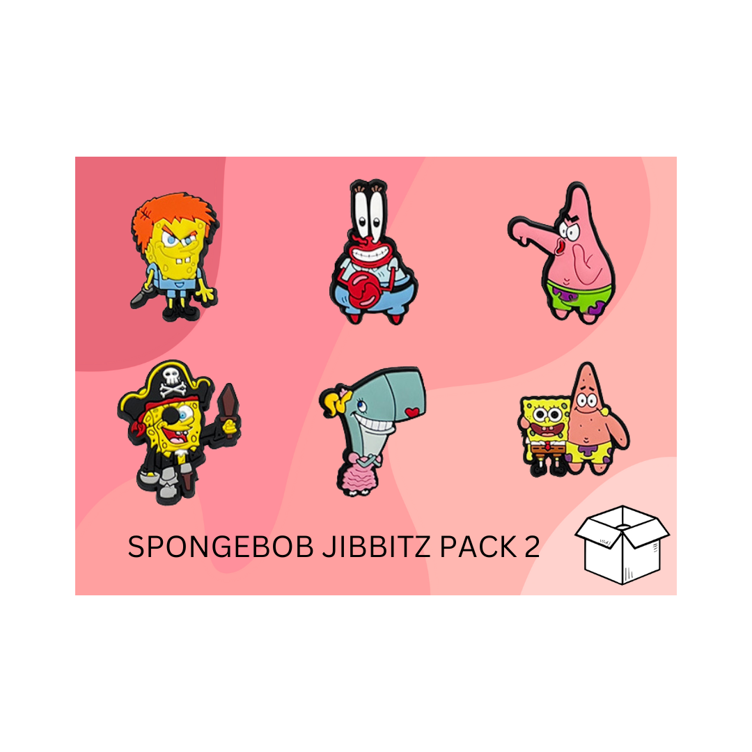 SpongeBob SquarePants Jibbitz / Shoe Charm Pack 2