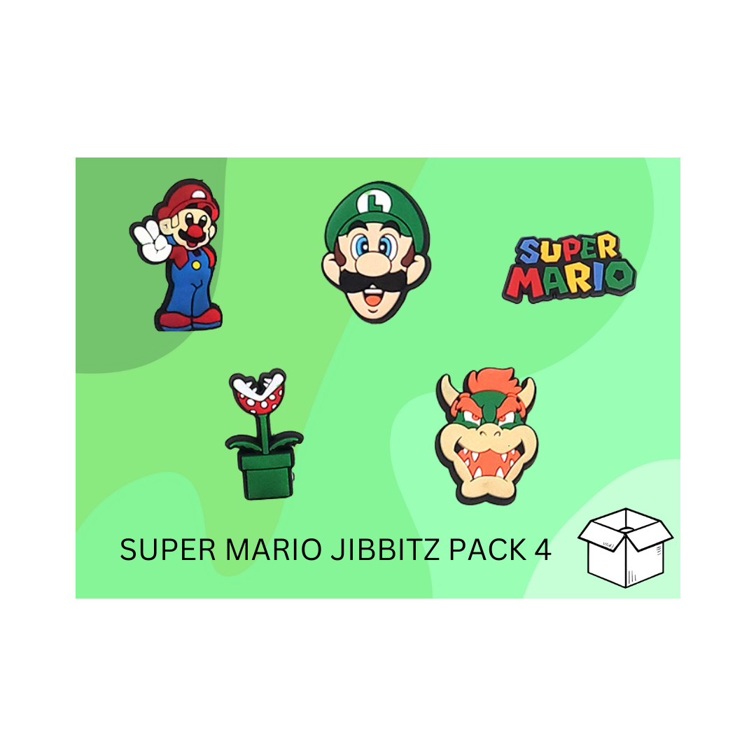 Super Mario Jibbitz / Shoe Charm Pack 4