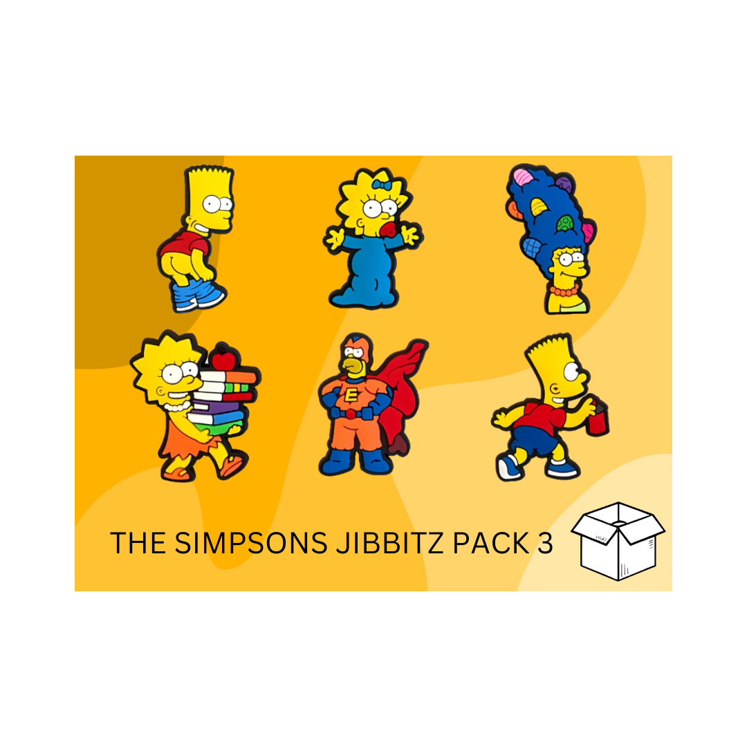 The Simpsons Jibbitz / Shoe Charm Pack 3