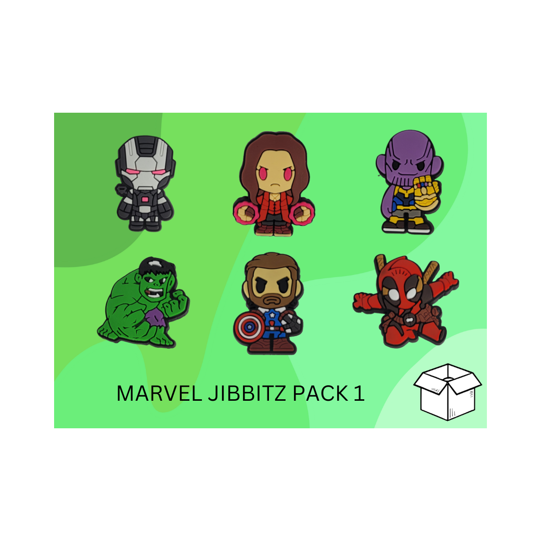 Marvel Jibbitz / Shoe Charm Pack 1