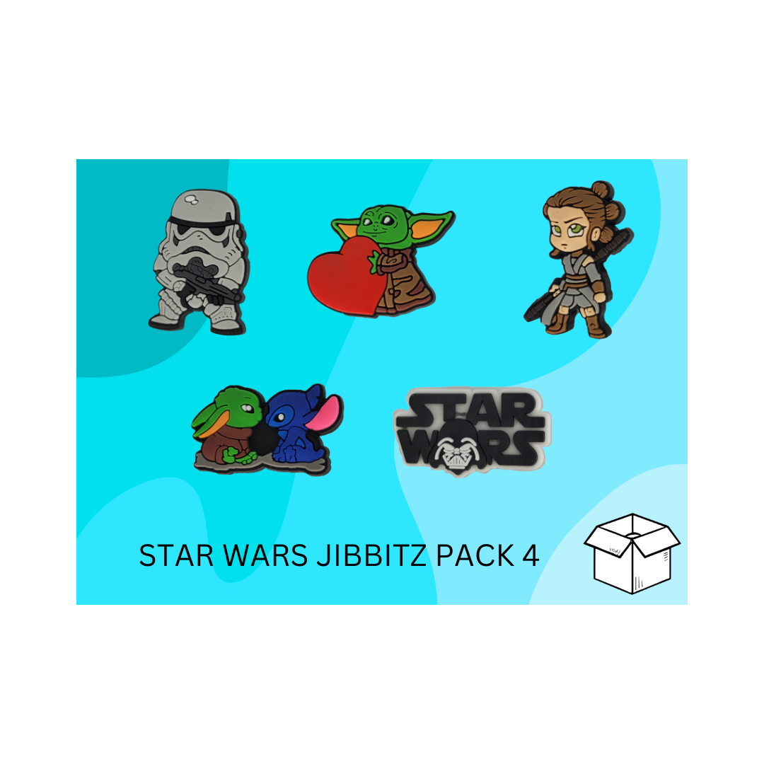 Star Wars Jibbitz / Shoe Charm Pack 4