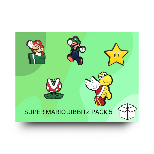 Super Mario Jibbitz / Shoe Charm Pack 5