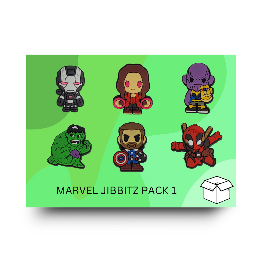 Marvel Jibbitz / Shoe Charm Pack 1