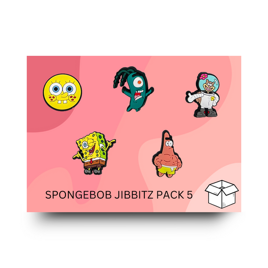 SpongeBob SquarePants Jibbitz / Shoe Charm Pack 5