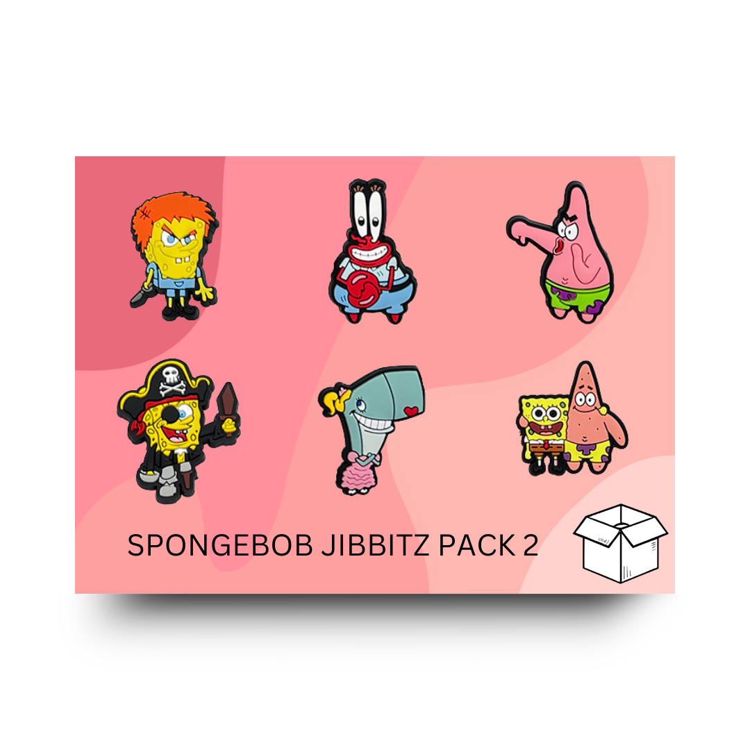 SpongeBob SquarePants Jibbitz / Shoe Charm Pack 2