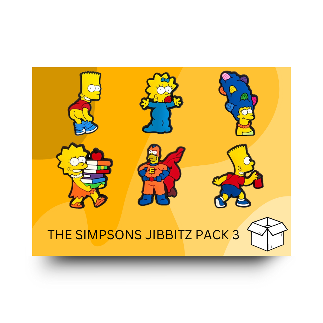 The Simpsons Jibbitz / Shoe Charm Pack 3