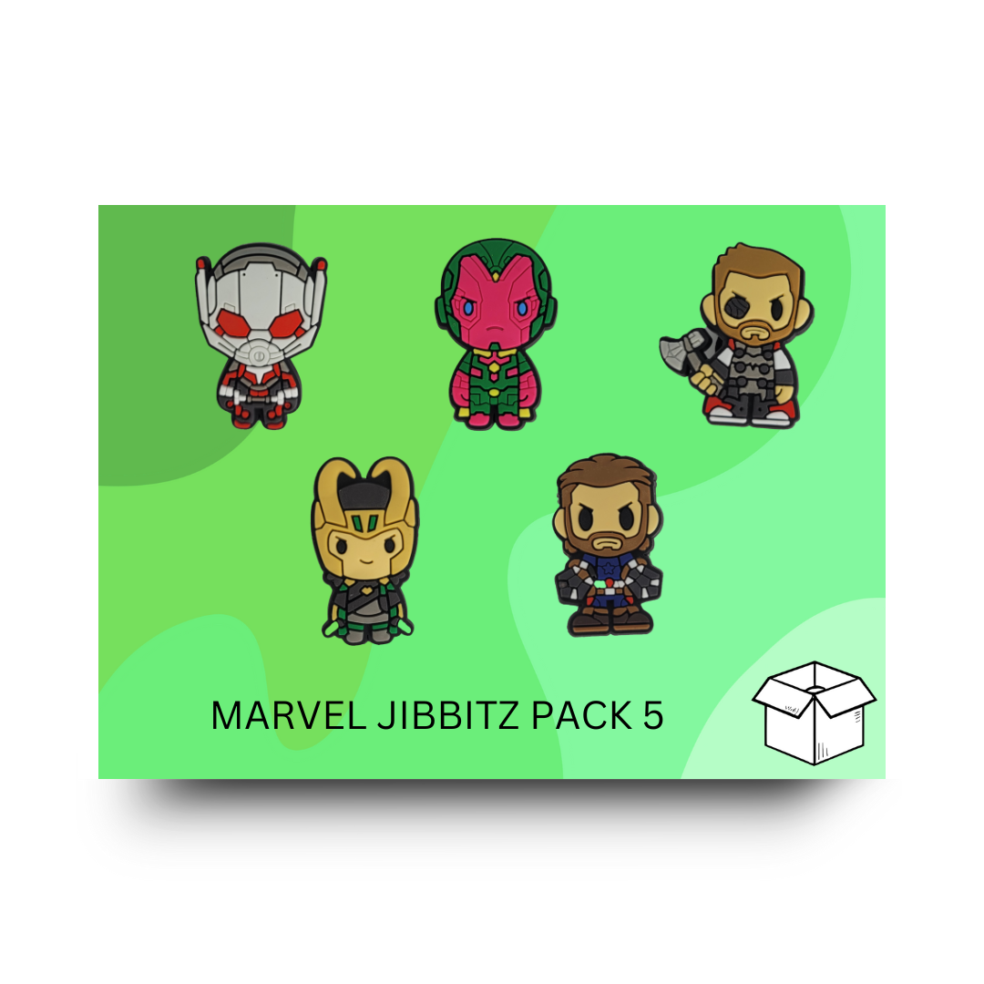 Marvel Jibbitz / Shoe Charm Pack 5