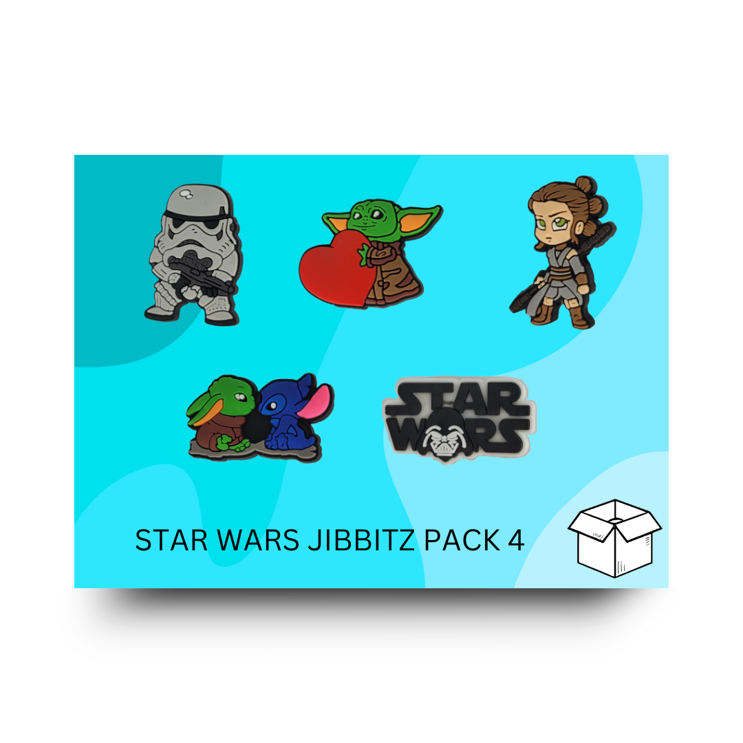 Star Wars Jibbitz / Shoe Charm Pack 4