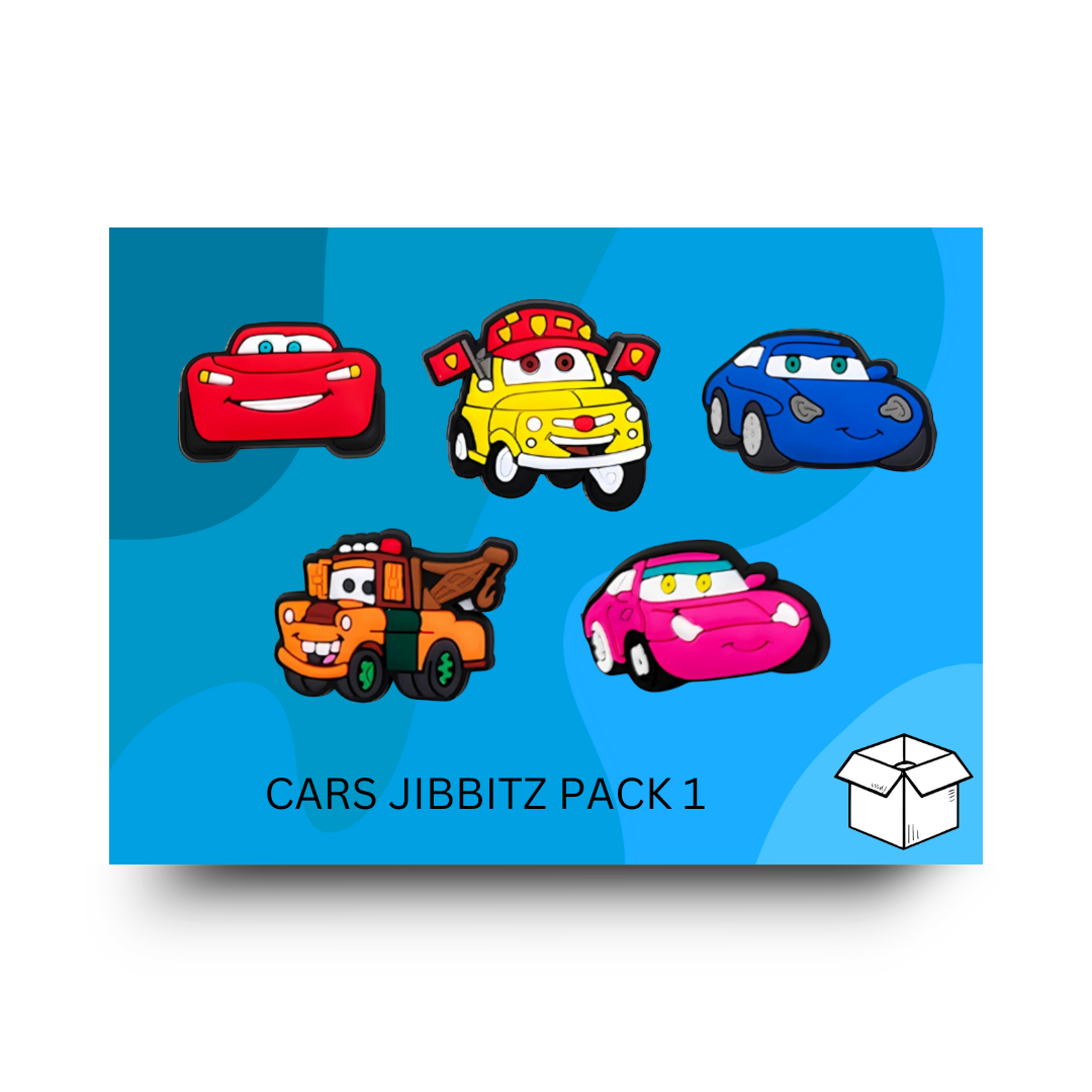 Cars Jibbitz / Shoe Charm Pack 1