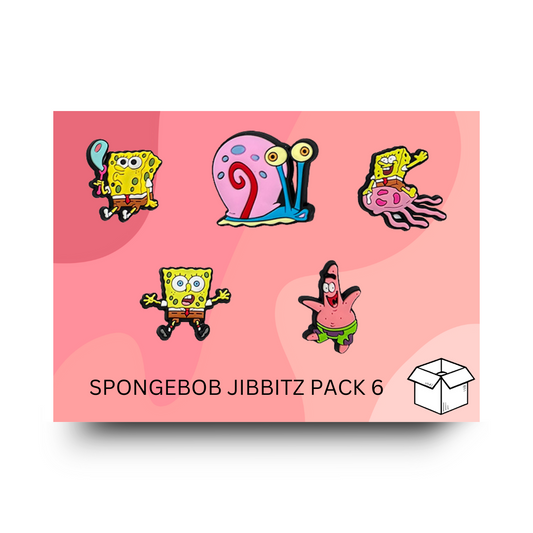 SpongeBob SquarePants Jibbitz / Shoe Charm Pack 6