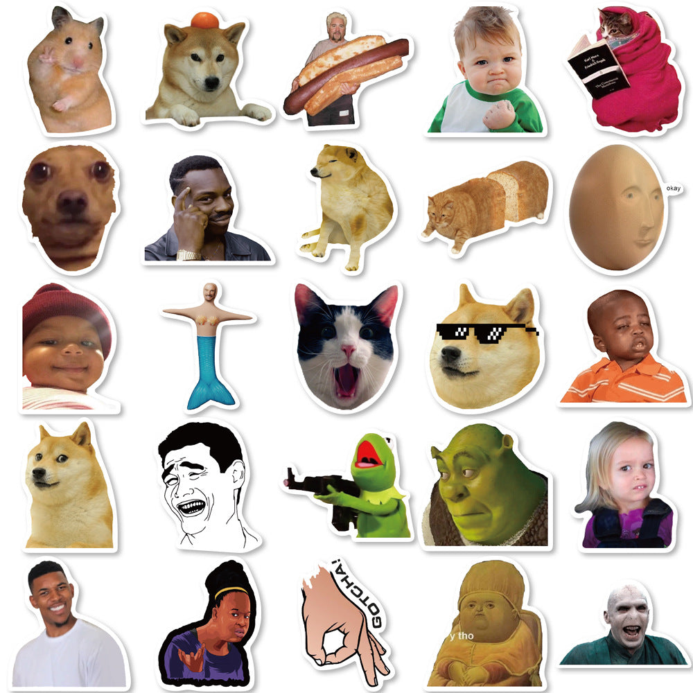 Meme Sticker Pack (50 pcs)