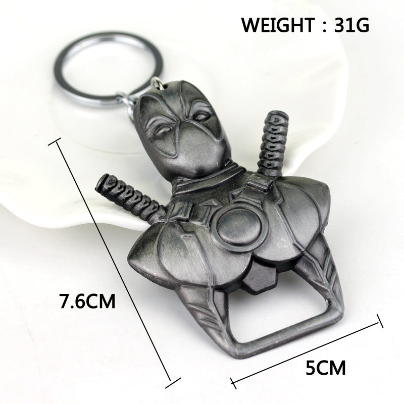 Deadpool Bottle Opener Keychain