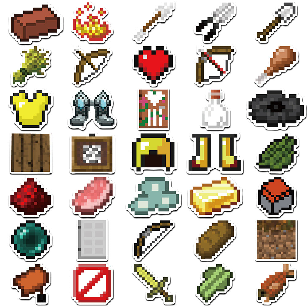 Minecraft Sticker Pack (70 pcs)