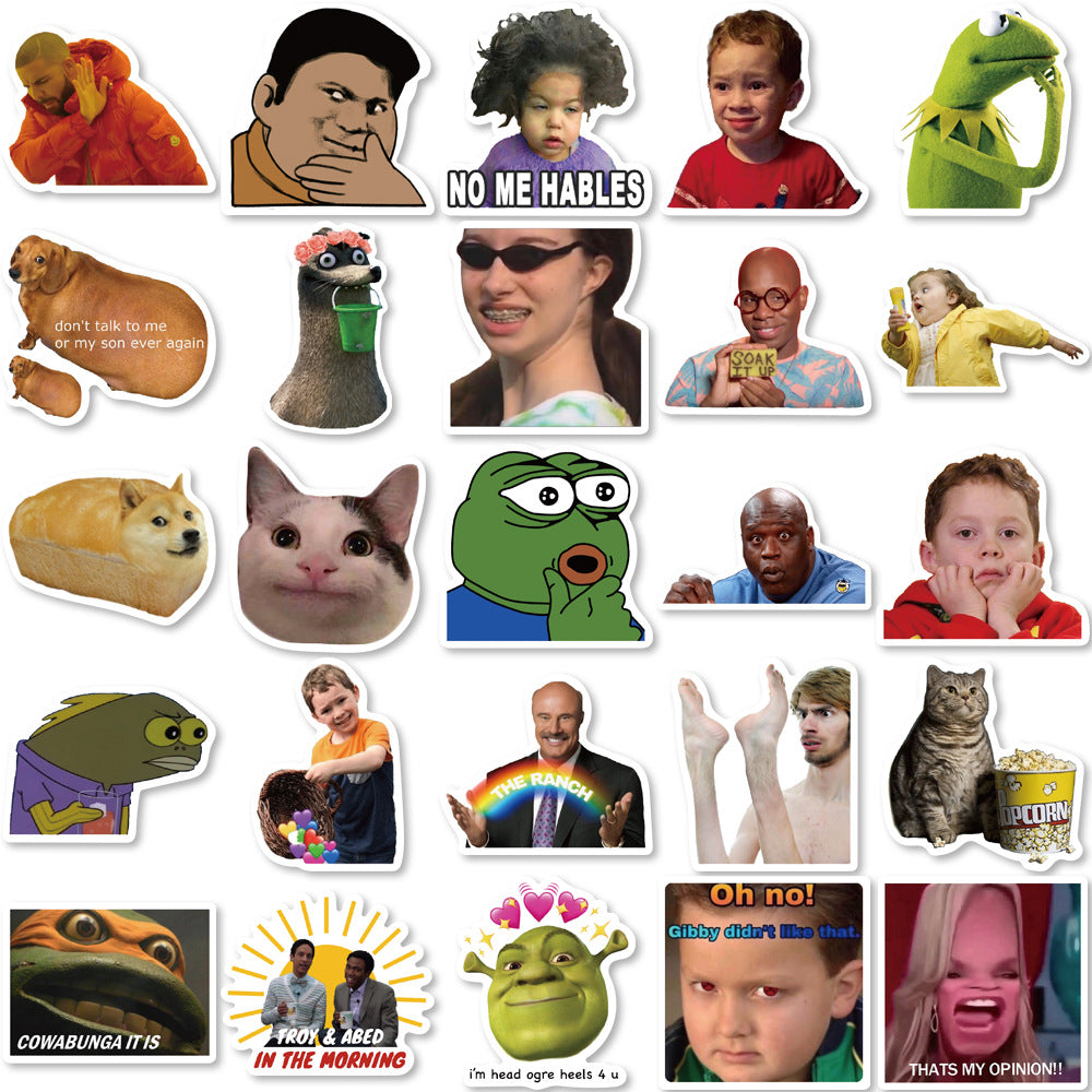 Meme Sticker Pack (50 pcs)