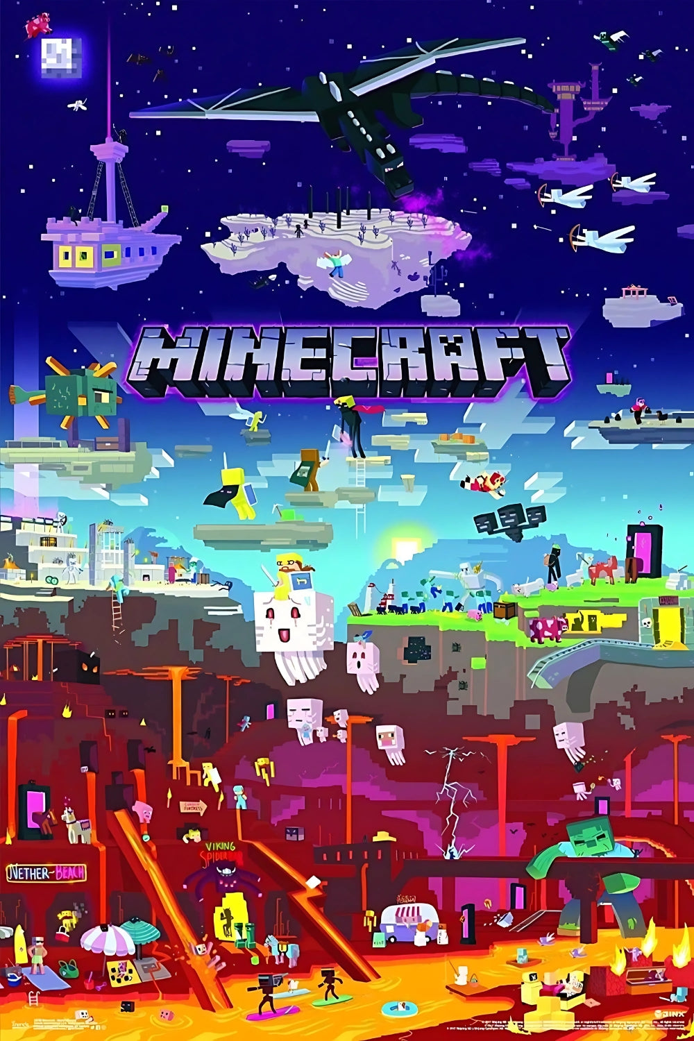 Minecraft Poster (Multiple Sizes)