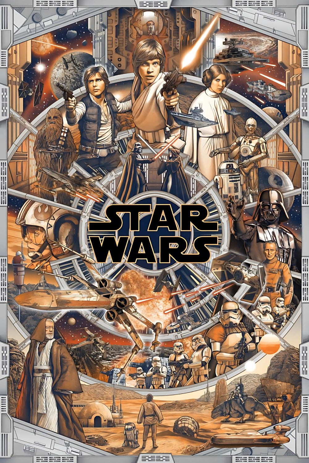 Star Wars Poster (Multiple Sizes)