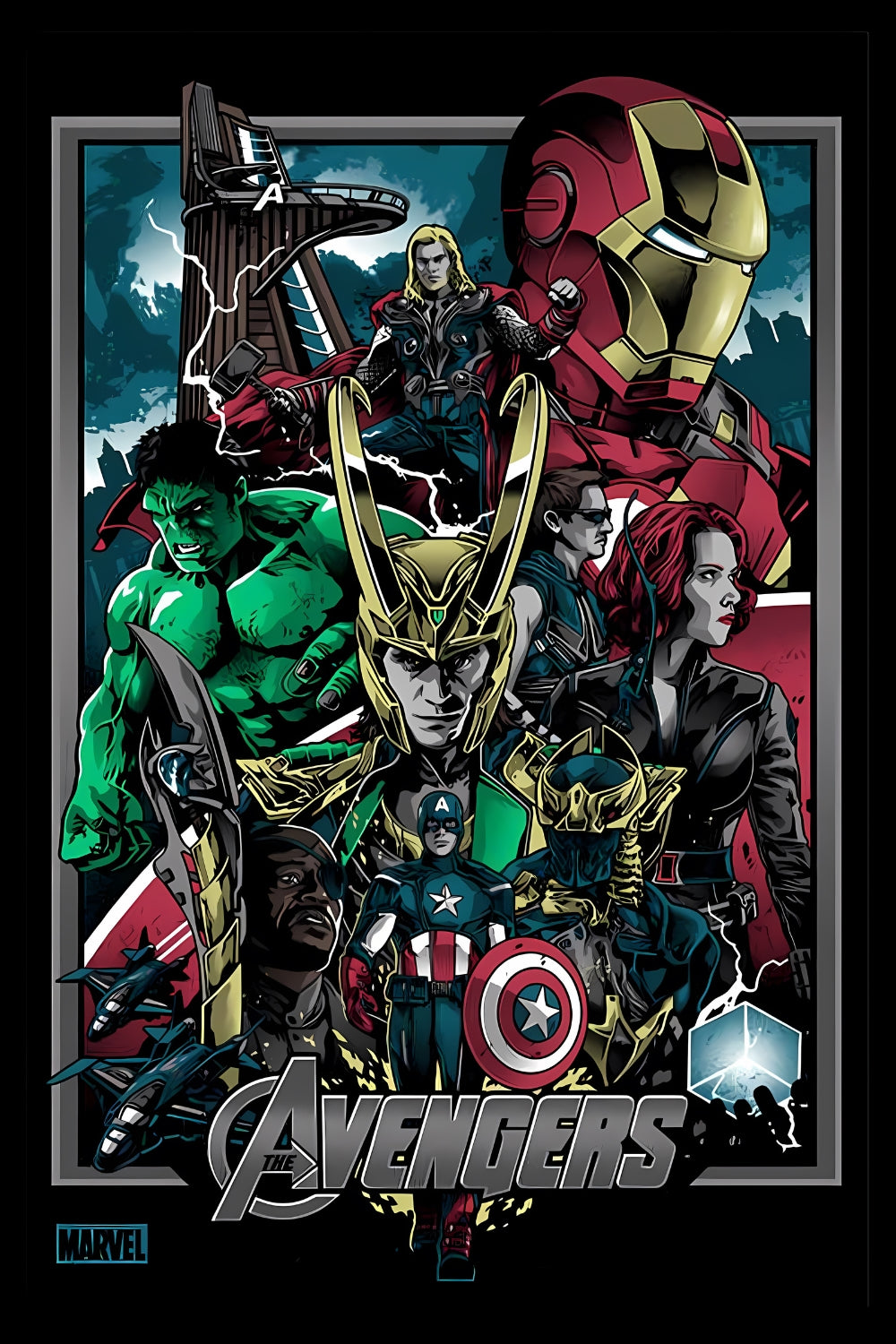 Marvel Avengers Poster (Multiple Sizes)