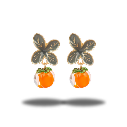 Persimmon Dangle Earrings (S925 Post)